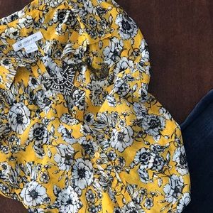 Liz Claiborne sheer blouse, size M